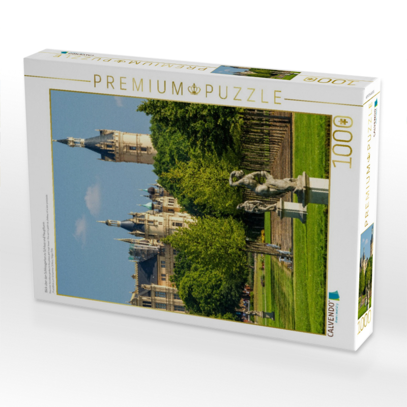 Blick über den Schlossgarten zu Schloss und Hauptturm