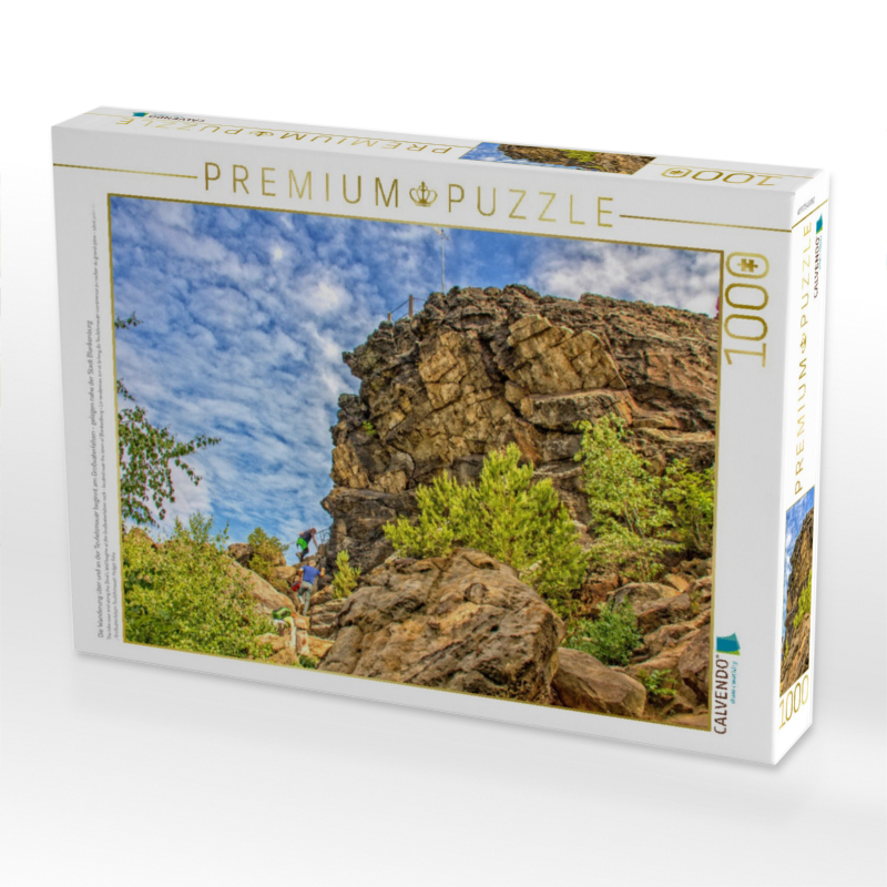 Die Wanderung über und an der Teufelsmauer beginnt am Großvaterfelsen - gelegen nahe der Stadt Blankenburg