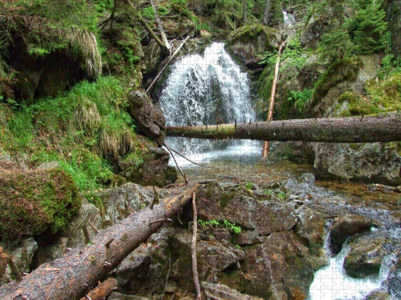 Abstieg über die Rieslochfälle nach Bodenmais
