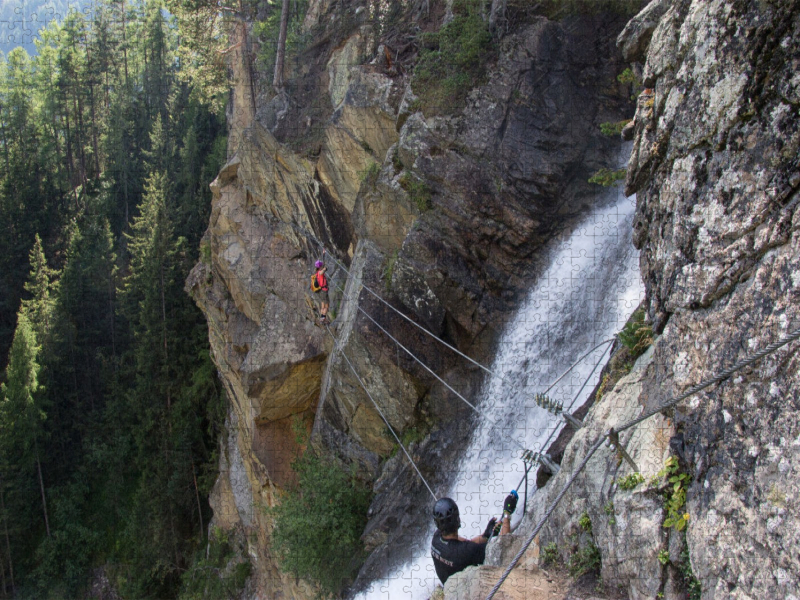 AT-Ötztal, Klettersteig Lehner Wasserfall