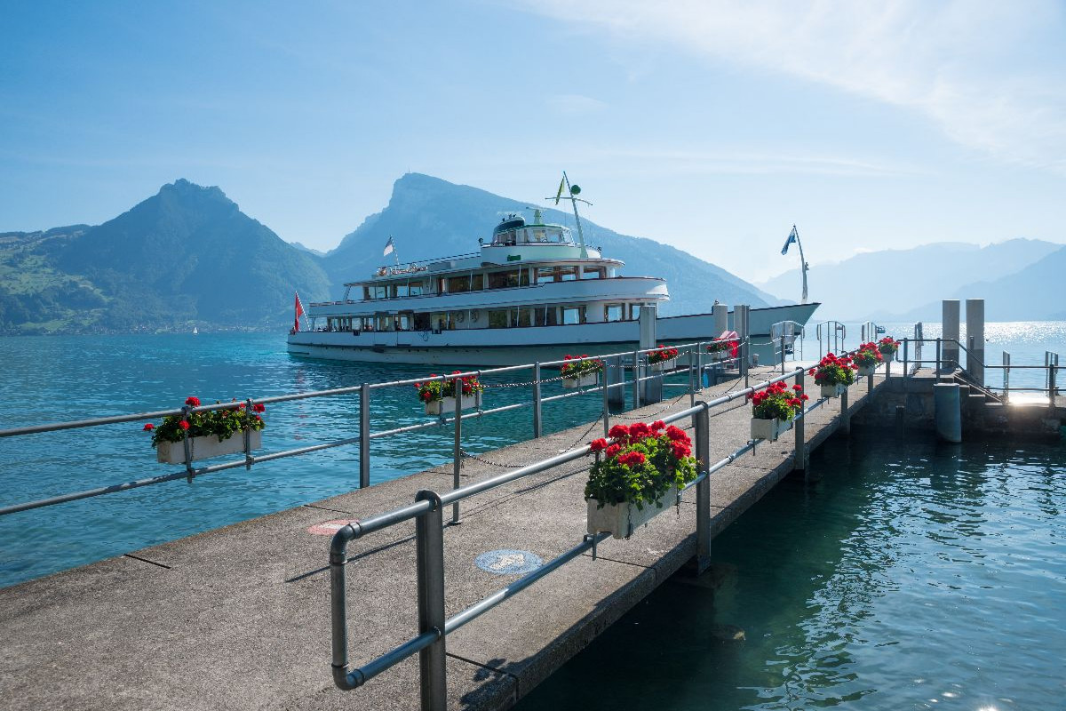 Schiffsanlegestelle Faulensee, Thunersee