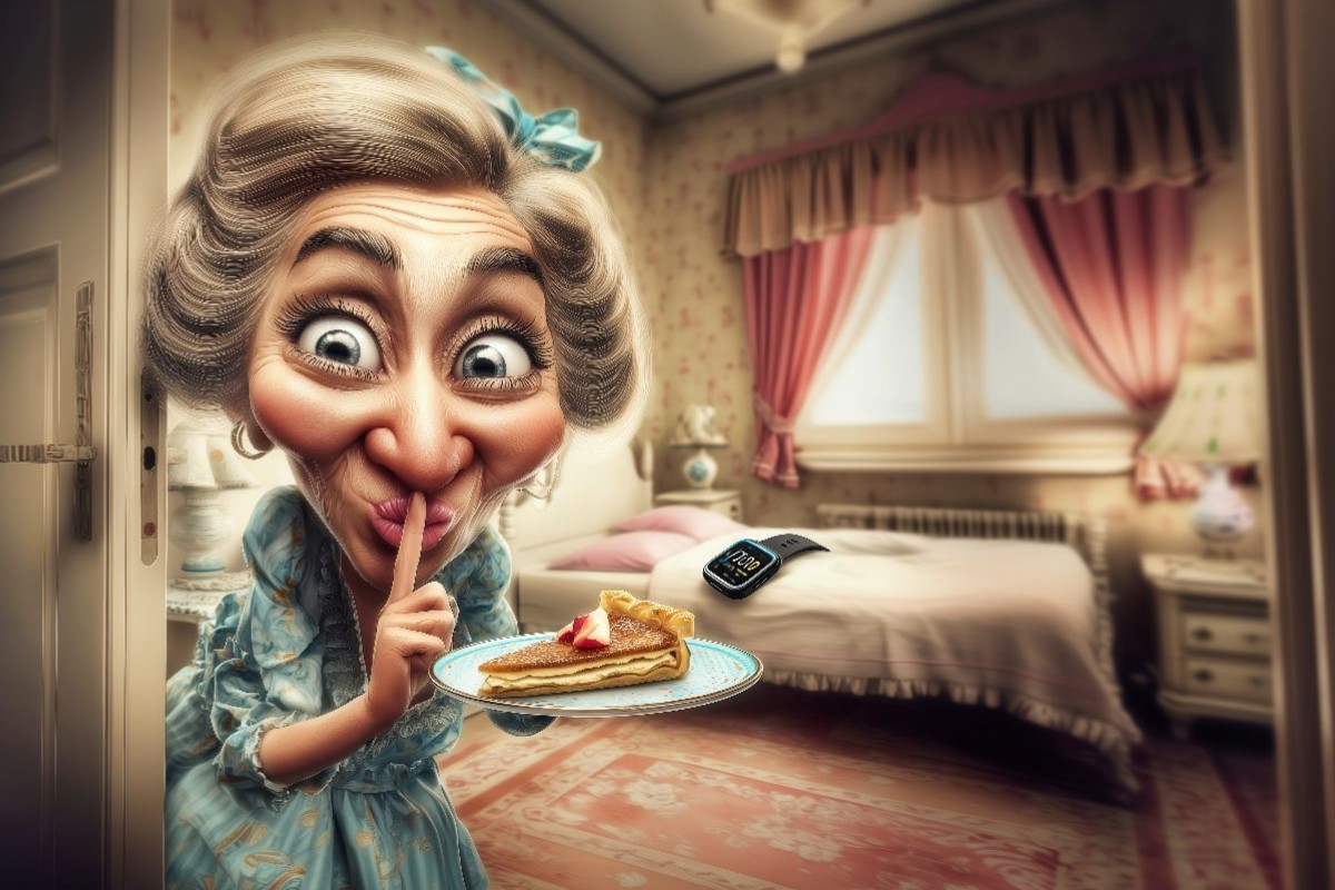 Oma und das Fitnessarmband