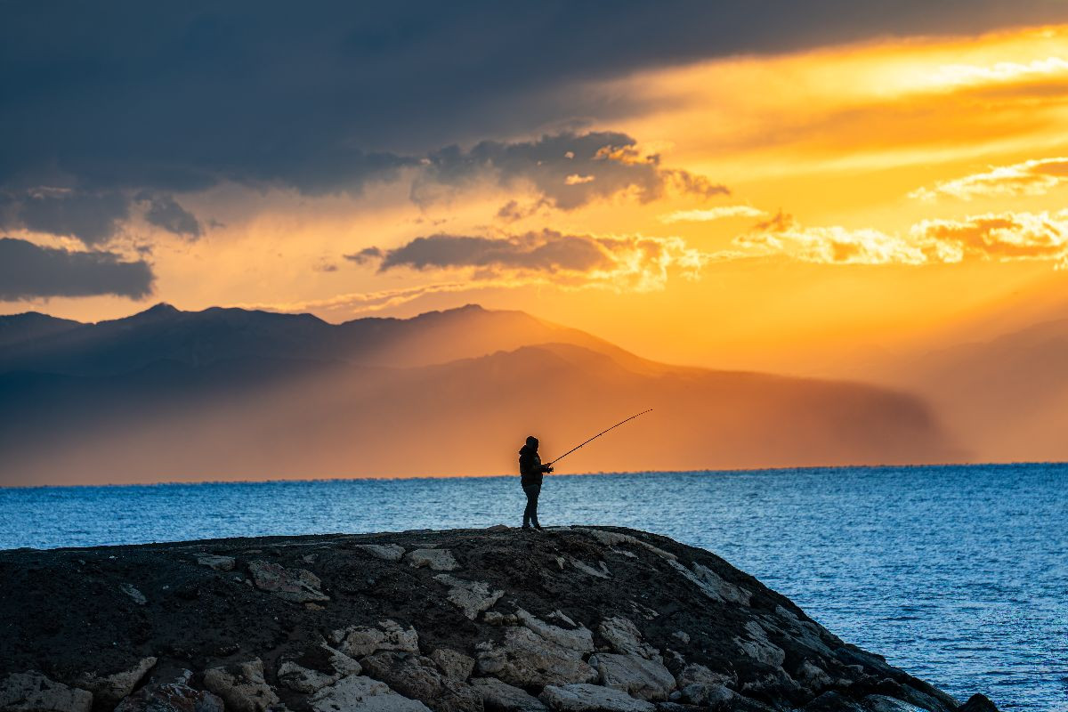 Unendliche Stille im weichen Abendlicht