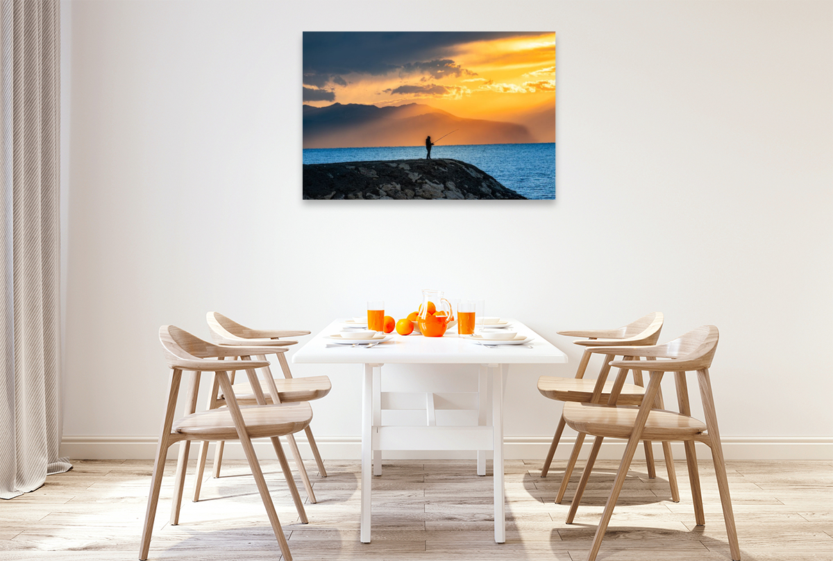 Unendliche Stille im weichen Abendlicht