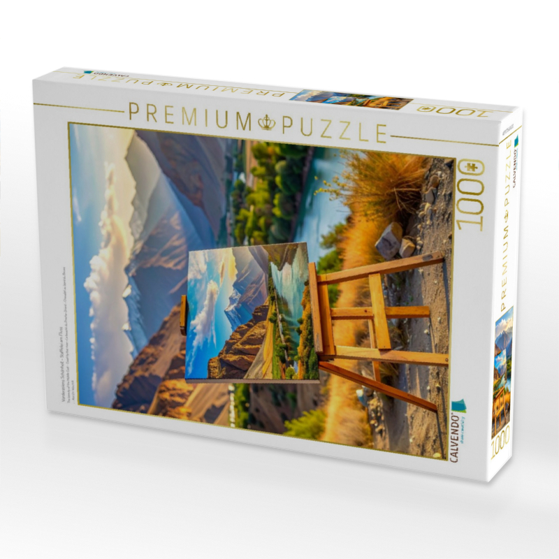 Vorderasiens Schönheit - Staffelei am Fluss