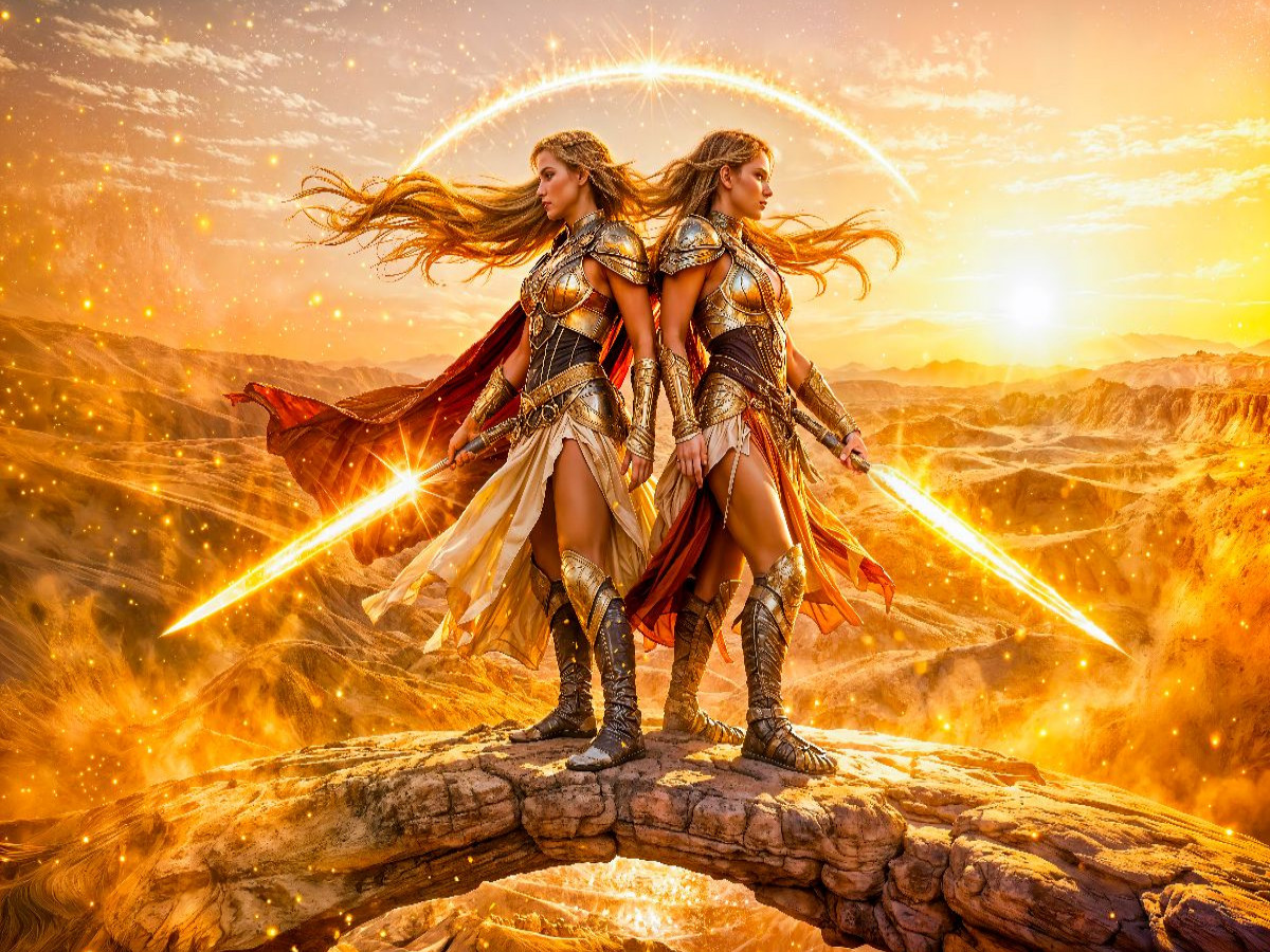 Zwillinge Himmlische Lichtboten des Luftelements