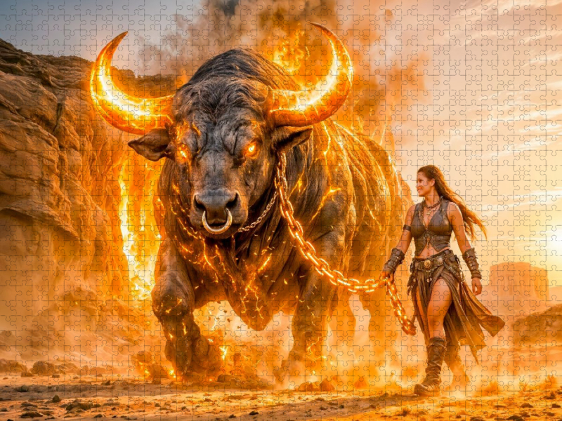 Stier - Feuriger Erdkrieger im Sturm der Elemente