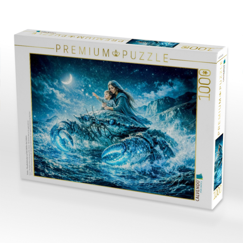 Krebs - Mondlichtmutter auf den Wellen des Lebens