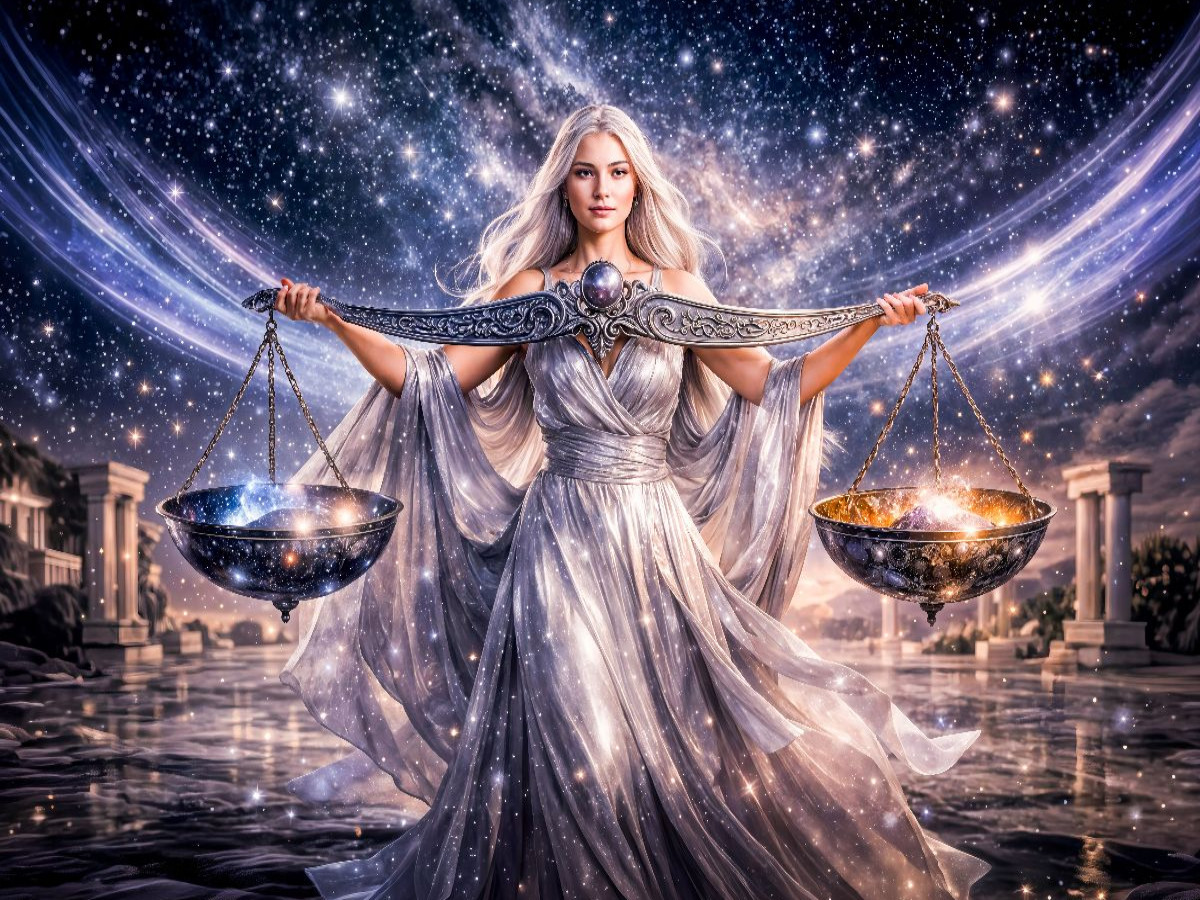 Waage - Himmlische Hüterin der Balance und des Lichts