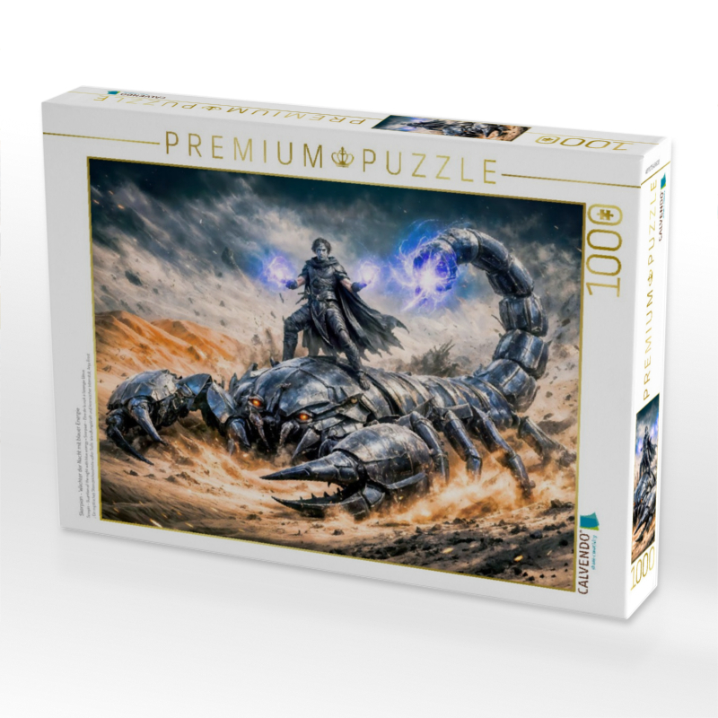 Skorpion - Wächter der Nacht mit blauer Energie