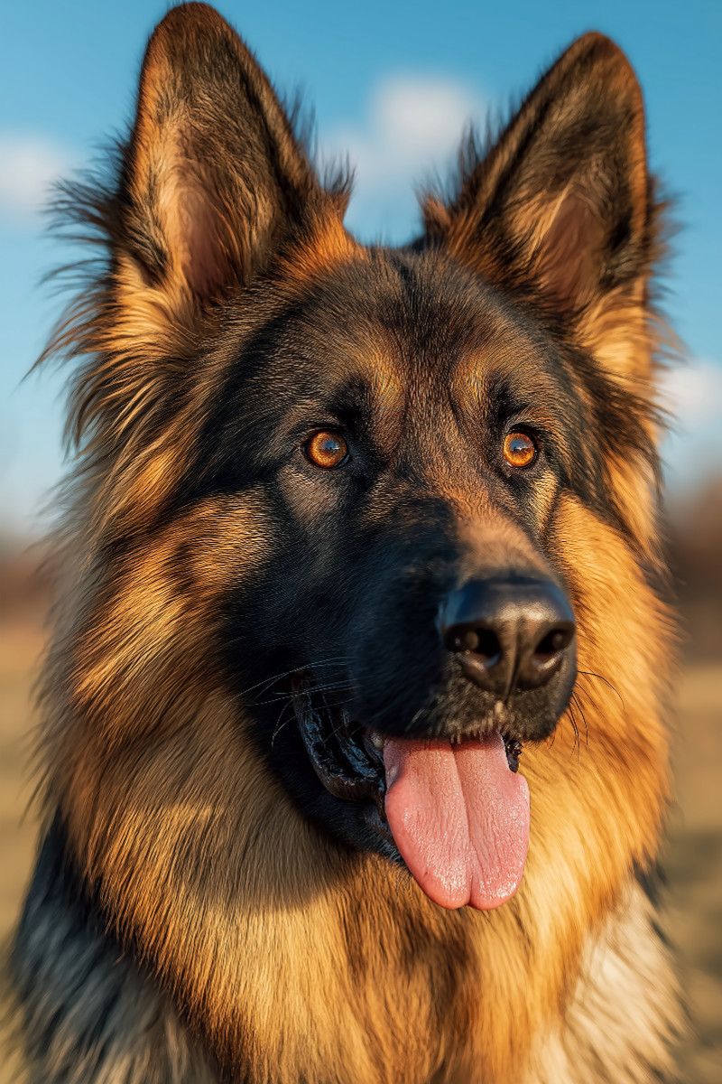 Ein Motiv aus dem Kalender Seelenblick Schäferhund