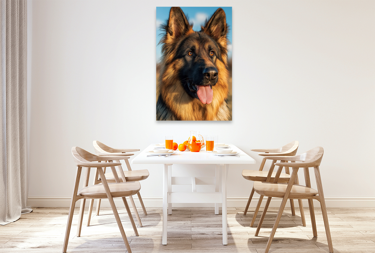 Ein Motiv aus dem Kalender Seelenblick Schäferhund