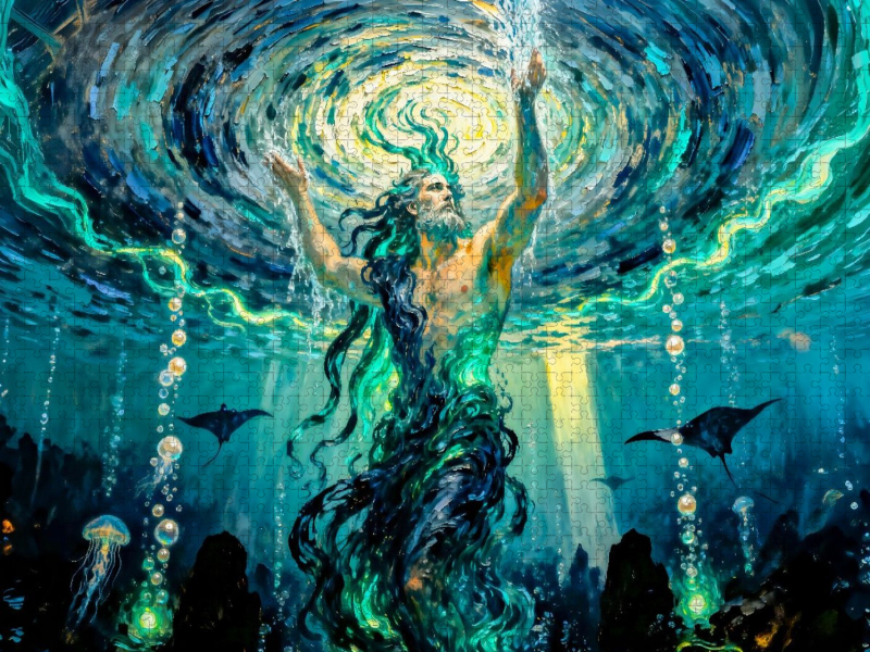 Okeanos Griechischer Urtitan der unendlichen Meere