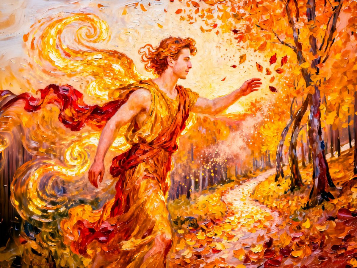 Zephyros - Griechischer Gott des sanften Westwinds