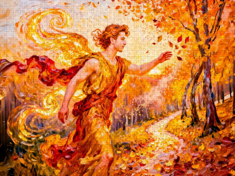 Zephyros - Griechischer Gott des sanften Westwinds