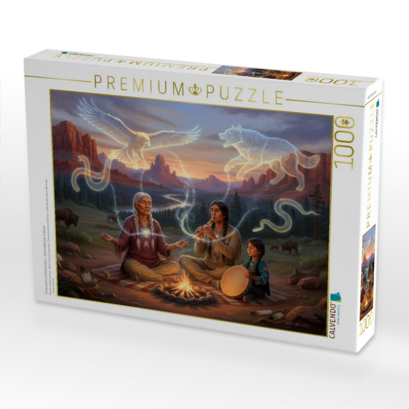 Schamanin und Geistertiere - Spiritualität der Indianer