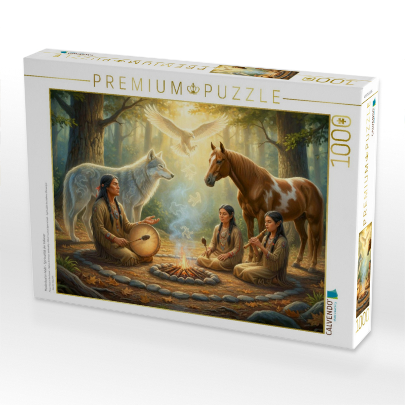 Musikritual im Wald - Spiritualität der Indianer