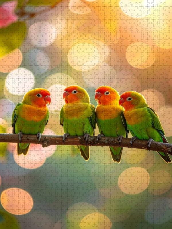 Gemeinsam im Sonnenlicht - Lovebirds