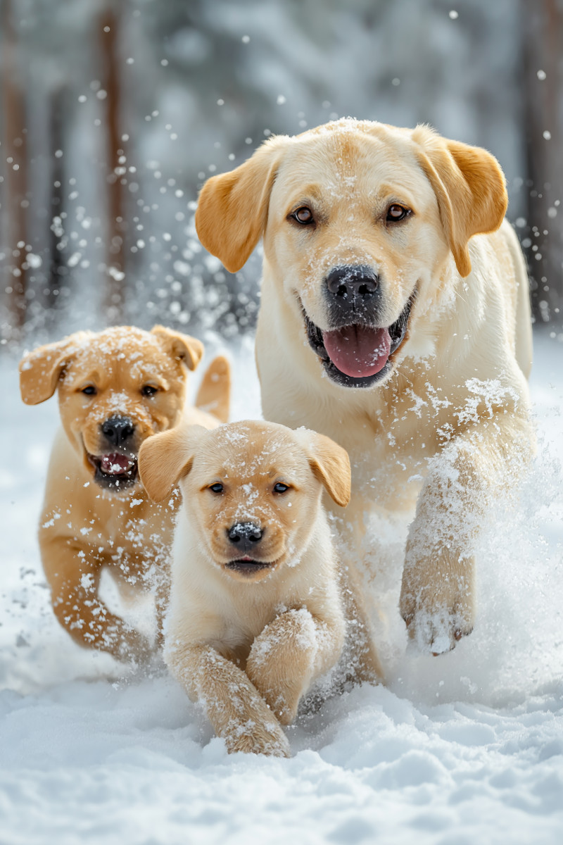 Ein Labrador gibt Treue, die man fühlen kann