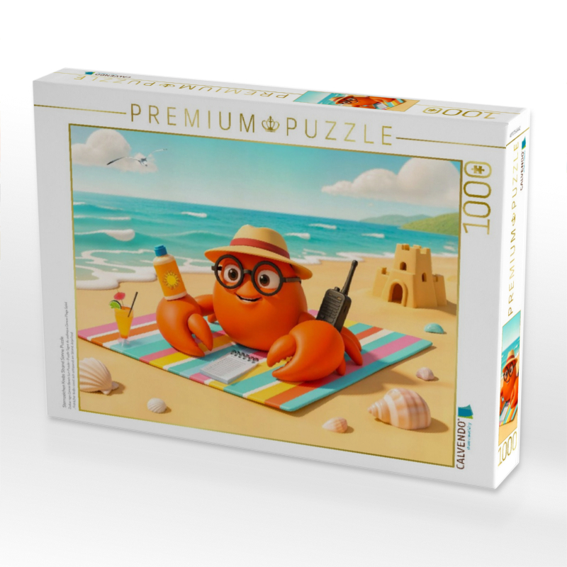 Sternzeichen Krebs Strand Sonne Puzzle