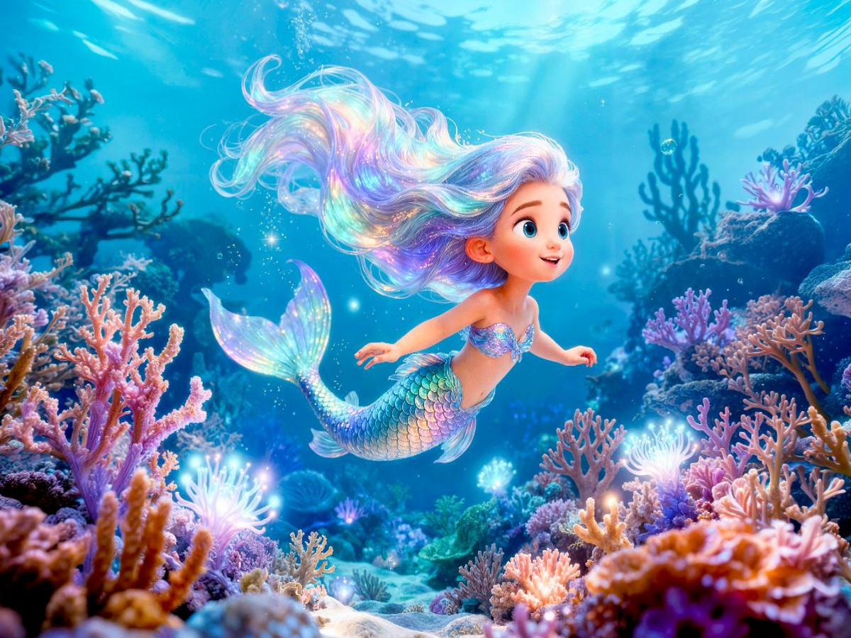 Mystische Meerjungfrau Sternzeichen Fantasy Puzzle