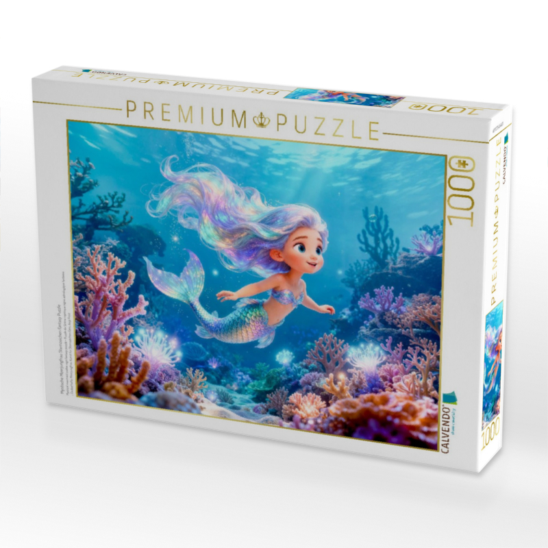 Mystische Meerjungfrau Sternzeichen Fantasy Puzzle