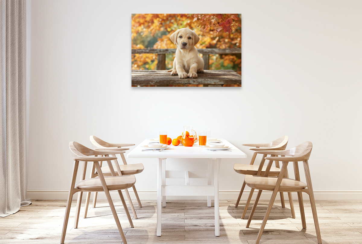 Einfach sein, einfach glücklich, wie ein Labrador