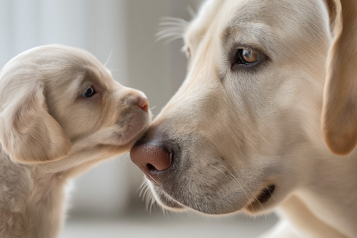 Ein Motiv aus dem Kalender Labrador Liebe