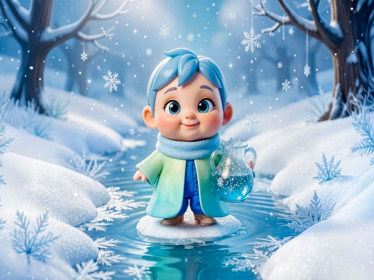 Sternzeichen Wassermann am Bach Puzzle