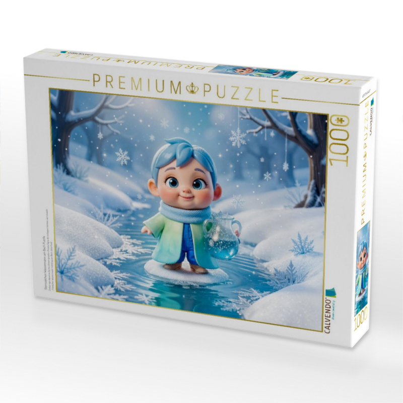 Sternzeichen Wassermann am Bach Puzzle