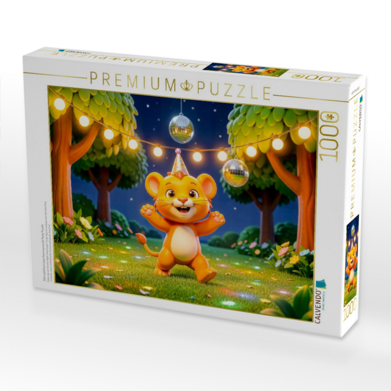 Sternzeichen Löwe Sommernacht Party Puzzle