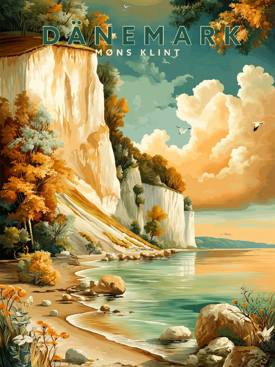 Der Kreidefelsen Møns Klint