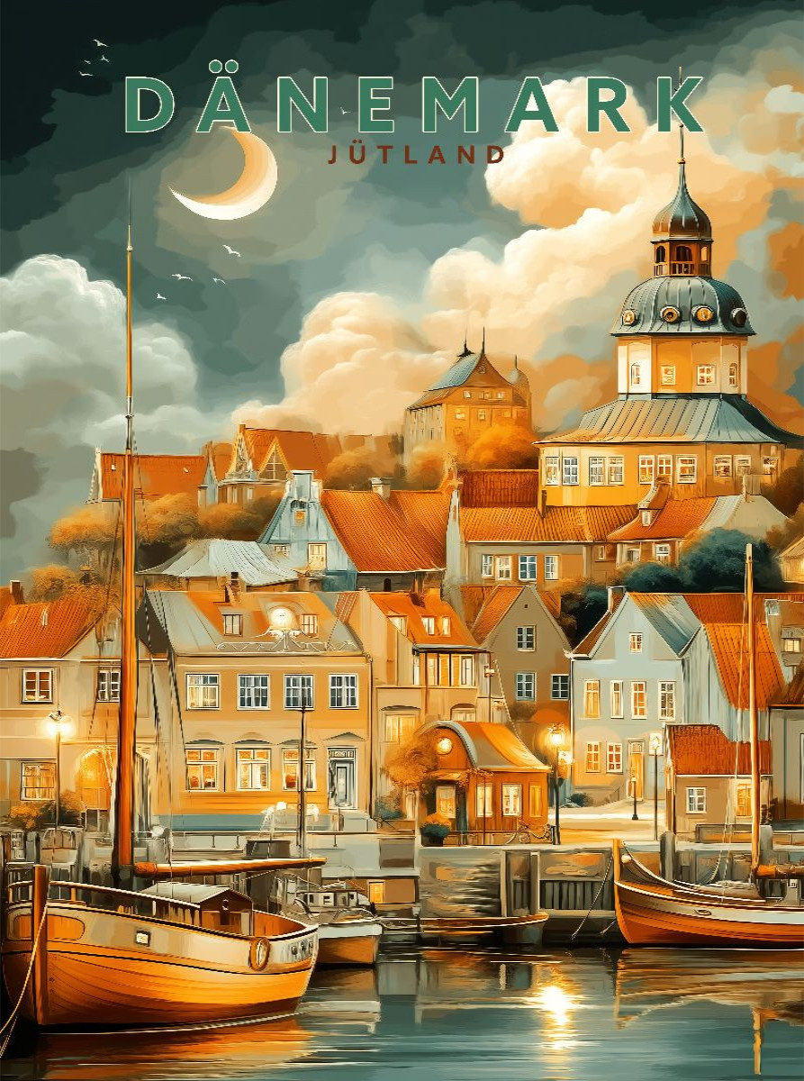 Stadt Ribe in Jütland