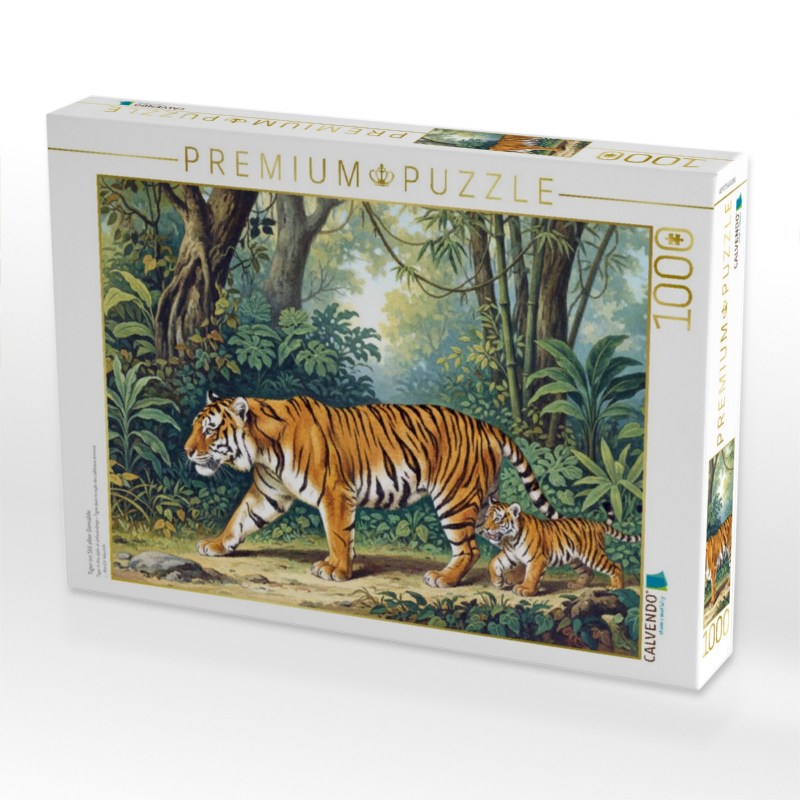 Tiger im Stil alter Gemälde