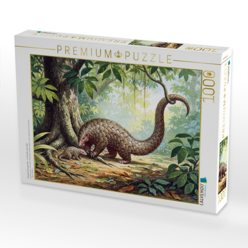 Pangolin Schuppentier - im Stil alter Gemälde