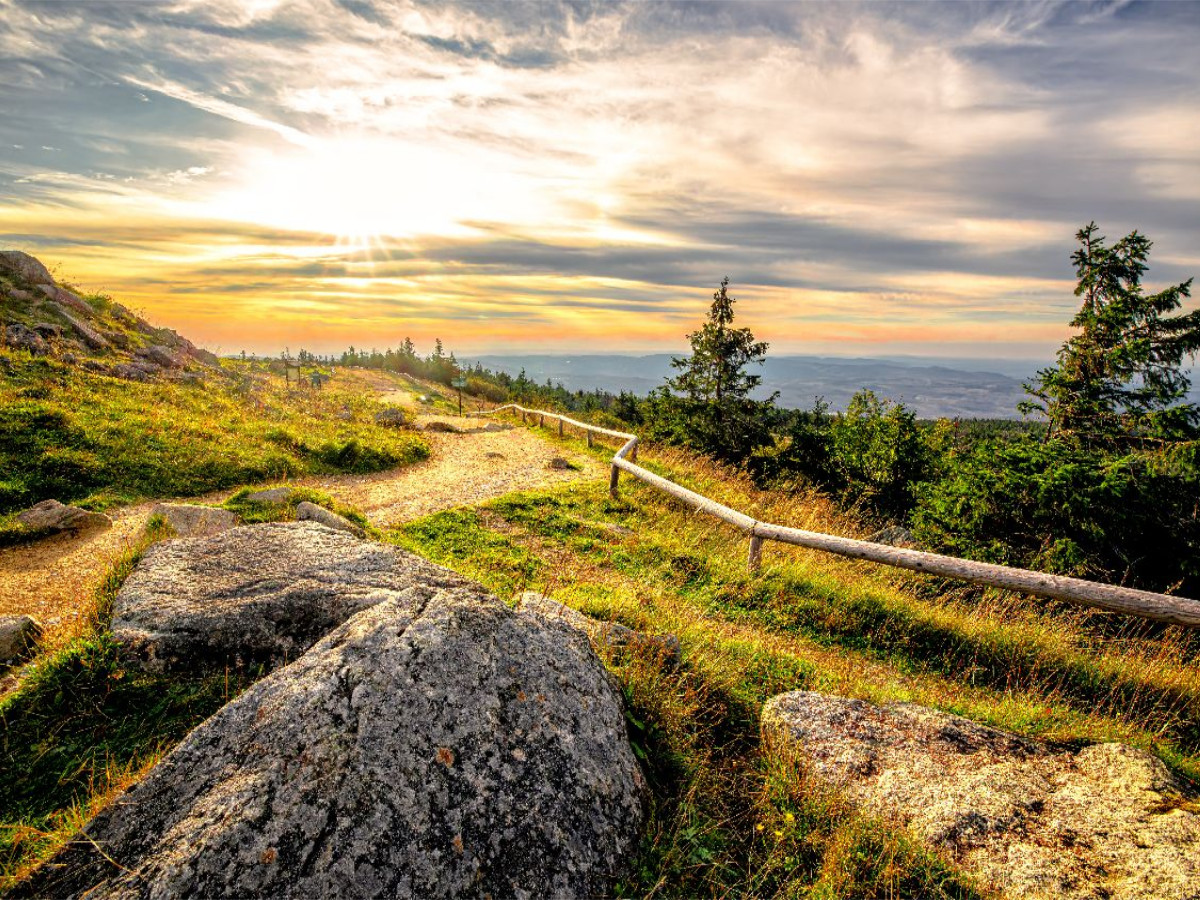 Abendstimmung auf dem Brocken