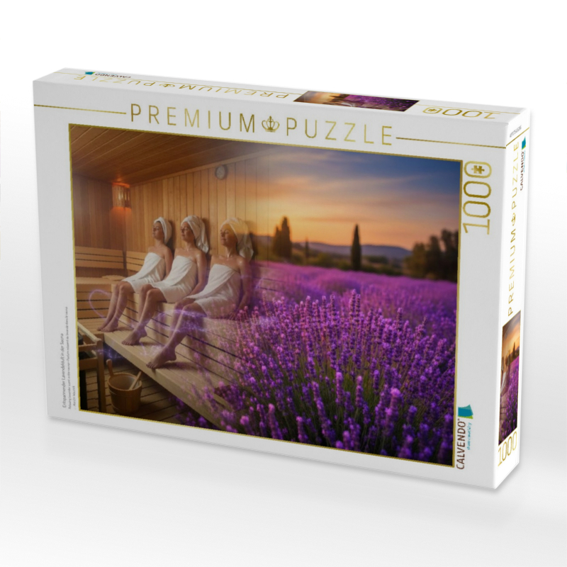 Entspannender Lavendelduft in der Sauna