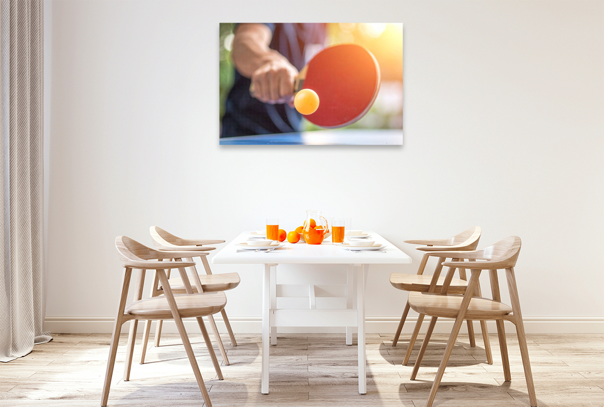 Alles beginnt mit dem Aufschlag - Tischtennis