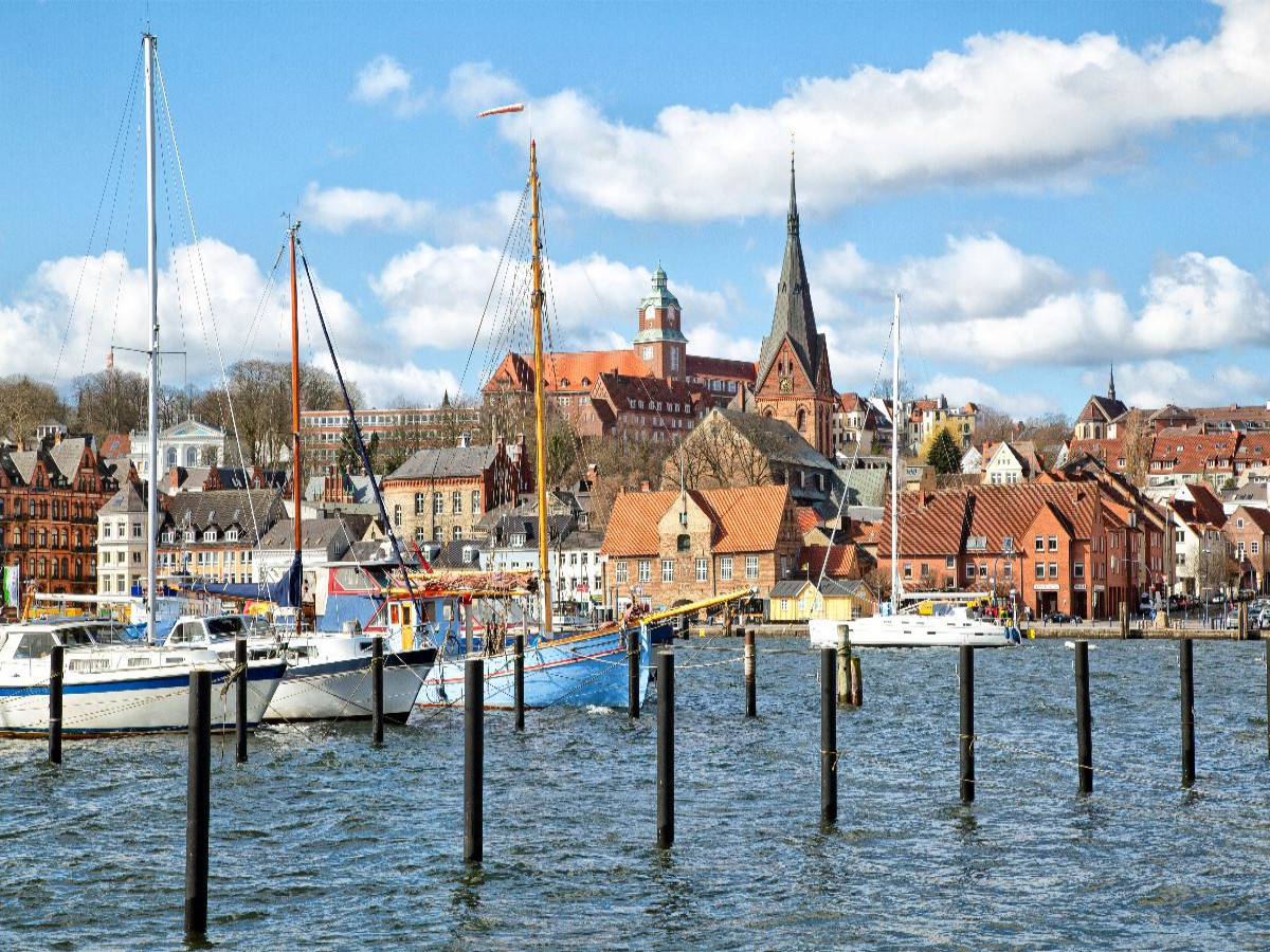 Blick auf Flensburg