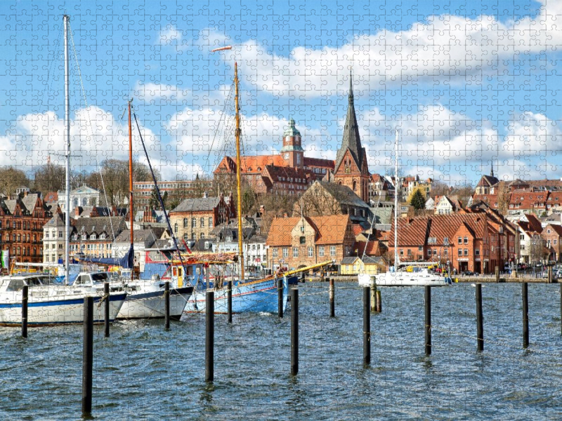 Blick auf Flensburg