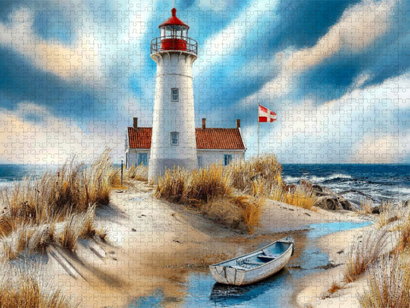 Der Leuchtturm - ein Wahrzeichen an Dänemarks Küsten