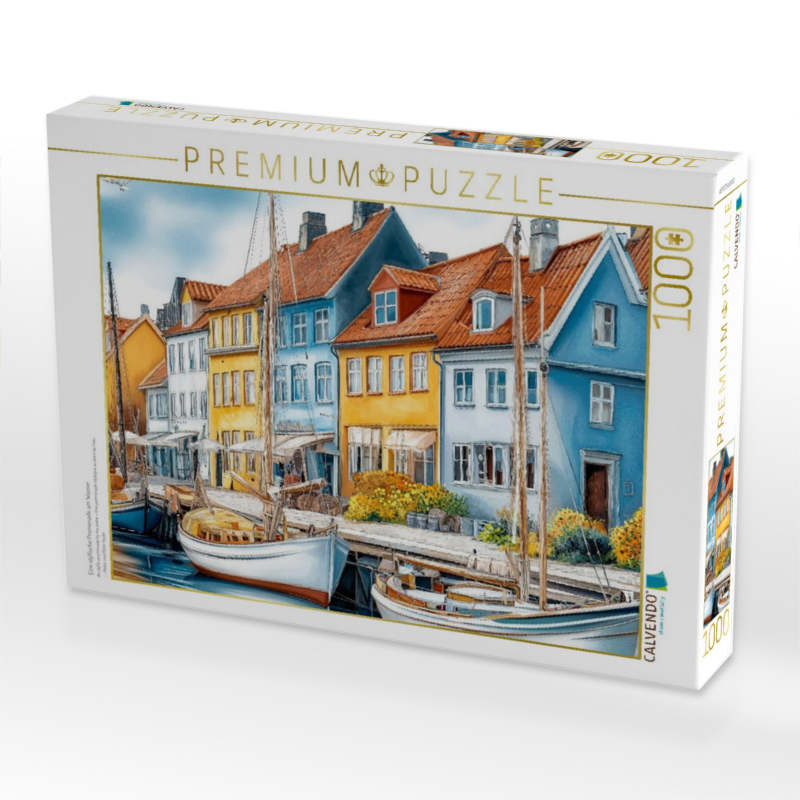 Eine idyllische Promenade am Wasser