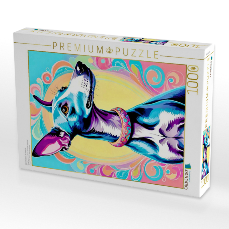 Der Whippet als Porträt