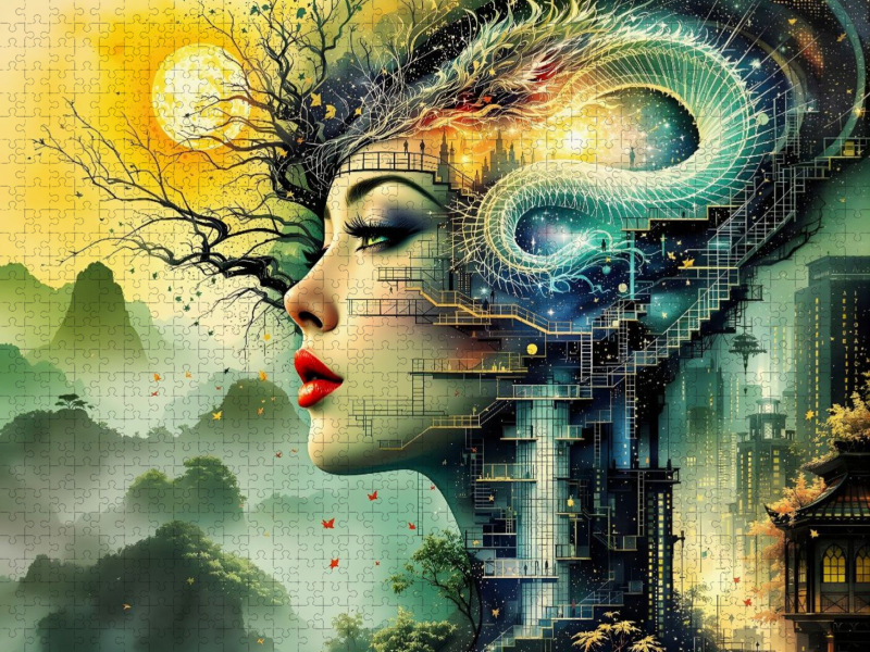 Ein Motiv aus dem Kalender Spiegelstädte der Seele - Urbanes Labyrinth der Wahrnehmung