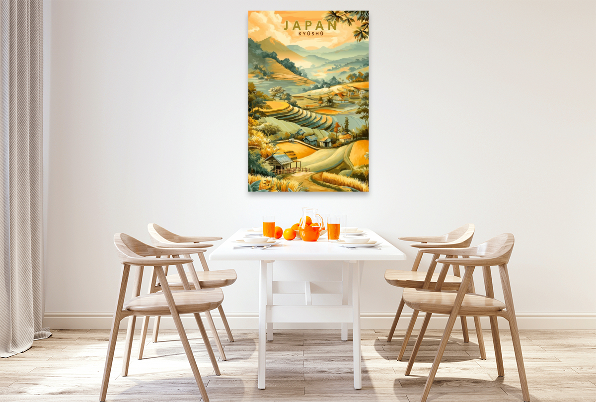 Teeplantagen von Kagoshima auf Kyūshū