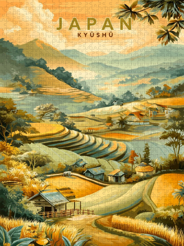 Teeplantagen von Kagoshima auf Kyūshū