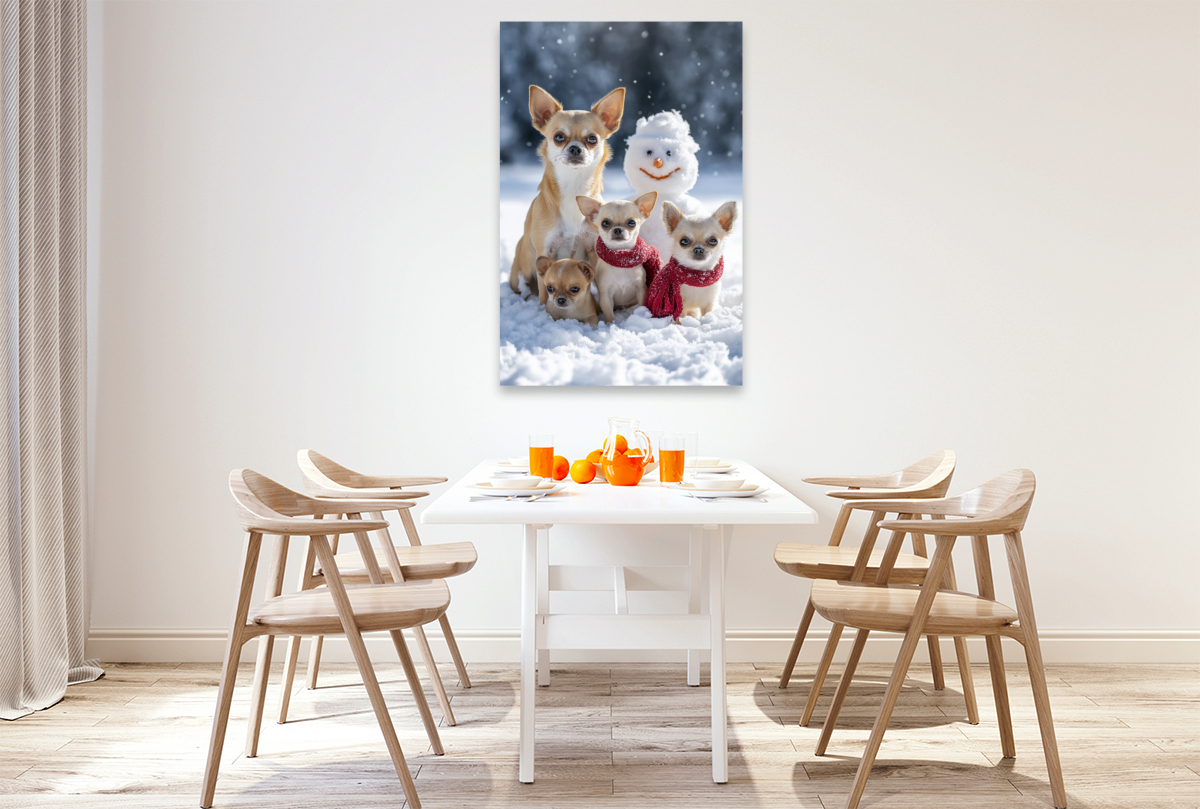 Wenn Glück durch den Schnee flitzt