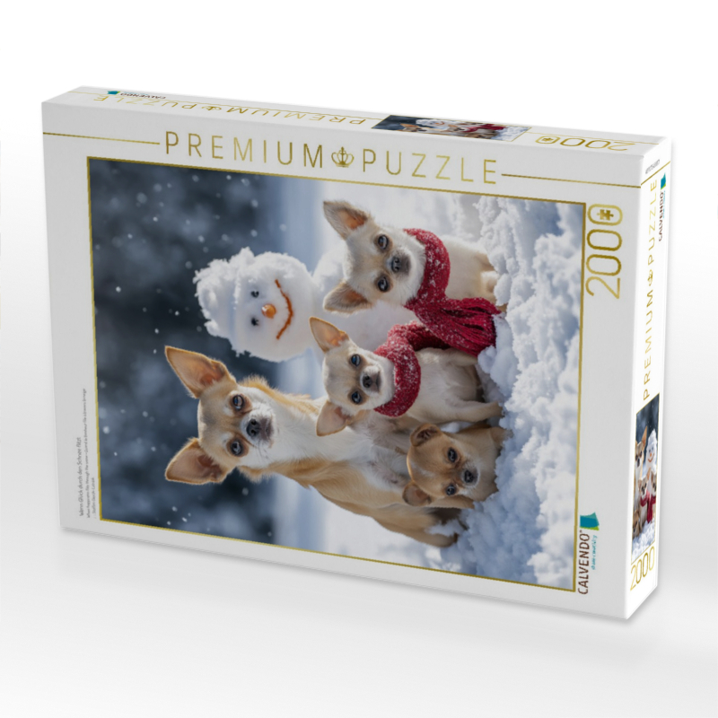 Wenn Glück durch den Schnee flitzt