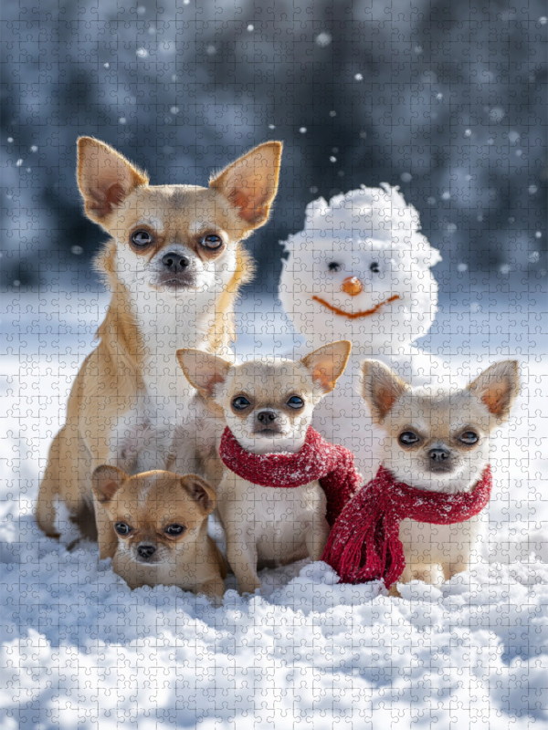 Wenn Glück durch den Schnee flitzt