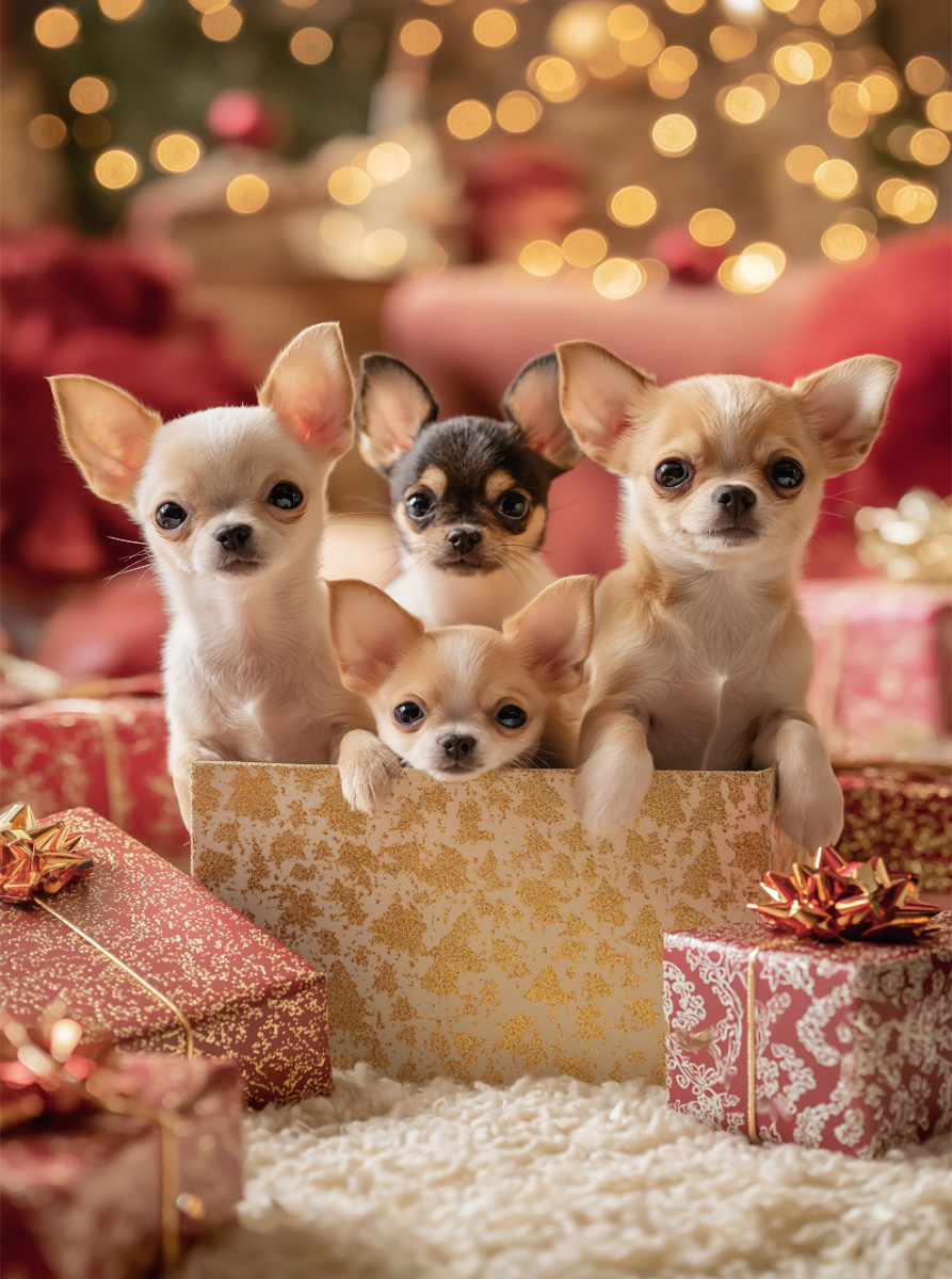 Weihnachtszauber mit extra viel Fellliebe